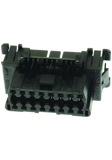 TE Connectivity 15 Adet 348822-2 Otomotiv Muayene Tipi Dişi Terminal Yuvası Konnektör Gövdesi