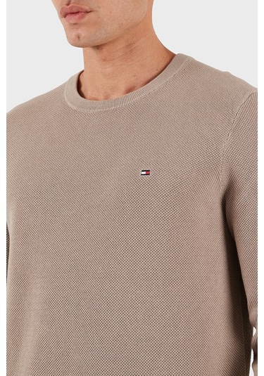 Tommy Hilfiger Erkek Kazak Mw0mw36347 Afe Bej Bej