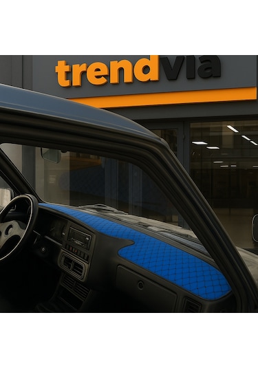 Tofaş Şahin Doğan Kartal Yüksek Kapitone Ön Göğüs Torpido Kaplama Ve Koruma Örtüsü Mavi