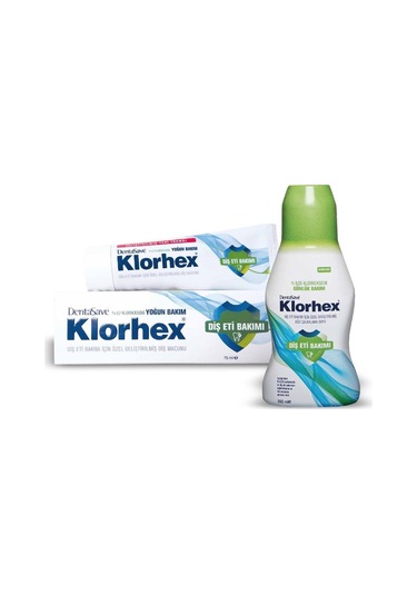 Dentasave Klorhex Yoğun Bakım Diş Macunu 75 ML + Günlük Bakım Ağız Çalkalama Suyu 300 ML