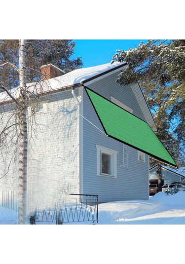 Maiyame 3 4m Yeşil Dış Mekan Gölge Ağı - Uv Koruma, Isı Azaltma, Balkon Bahçe Teras İçin Dayanıklı Polietilen Çok Renkli