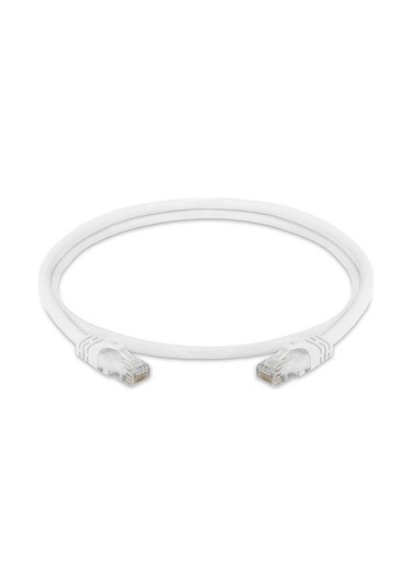Cat6 Utp Patch Cord 2M Beyaz 24 Awg Fabrikasyon Uçlu