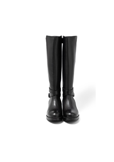 Çizme Kadın Sr-26990-1 John May Siyah Siyah