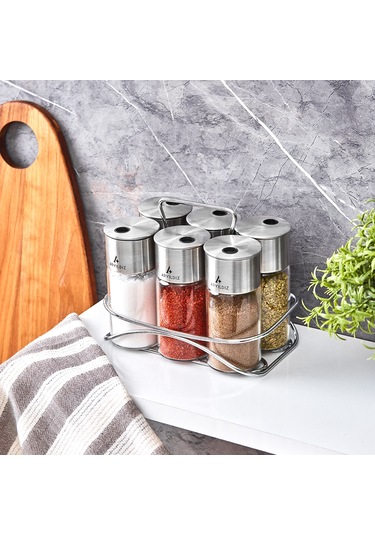 Aryıldız Timeless 7 Parça Baharat Seti 130 Ml Şeffaf