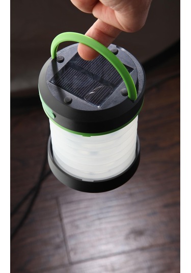 Solar Kamp Led Fener Ve Powerbank 800 Mah - Kırmızı Çok Renkli