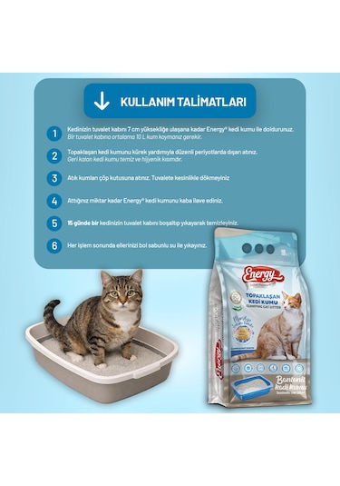 Kedi Kumu Sabun Kokulu 10 Lt - 2 Adet