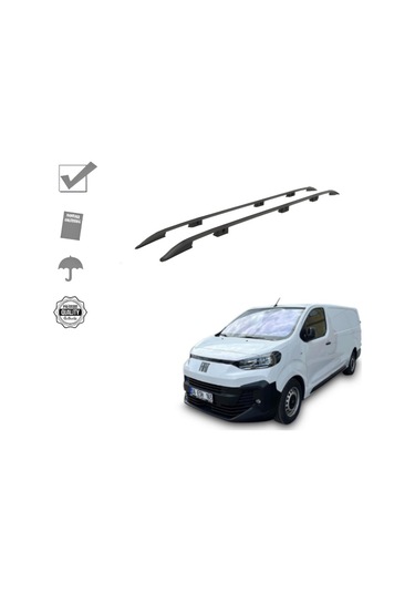 Scudo Van Maxi Uzun Şase Tavan Çıtası Siyah 2022 2023 2024 2025 2026 2027