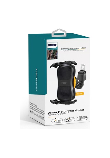 Phixi Force Mt10 Dikiz Ayna Baglantili Otomatik Motosiklet Ve Bisiklet Telefon Tutucu