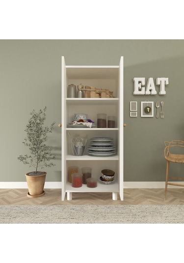 Bono Çok Amaçlı Dolap , Erzak Kiler Dolabı Beyaz