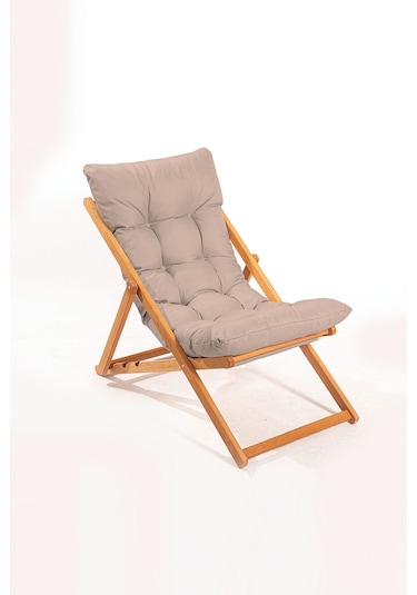 2+1 Nora Şezlong Seti Bahçe-balkon-teras-plaj-kafe Katlanır Set -