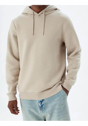 Koton Erkek Sweatshirt Bej 5wam70001mk 25ky59000107 Y5919 Bej