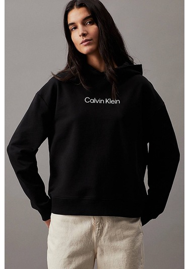 Calvin Klein Kadın Sweatshirt-k20k205449 Siyah
