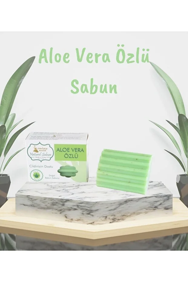 Mevlana Bazaar Aloe Vera Özlü Doğal Sabun