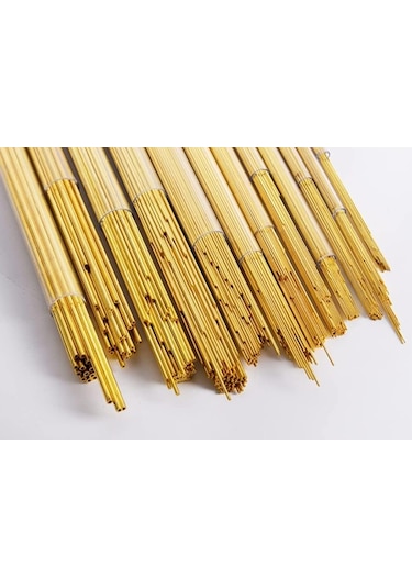 Pirinç İçi Boş Boru 0,6mm 400mm 100 Adet
