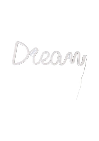 Led Neon Işık Rüyası Pil Usb İle Çalışan Neon Duvar Lambası Yatak Odası Oturma Odası Bar Partisi İçin Mavi