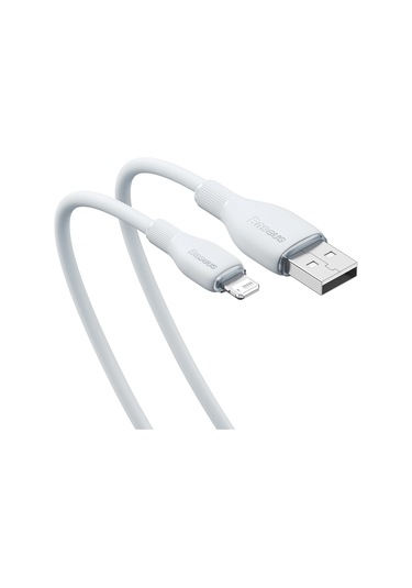 Baseus Pudding Serisi 2.4a Usb - 8 Pin Hızlı Şarj Veri Kablosu, Uzunluk:2m Cbtx