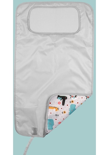 Anne Bebek Bakım Örtüsü Yenidoğan Alt Açma Değiştirme Animal Organizer Pedi Minderi Çift Taraflı