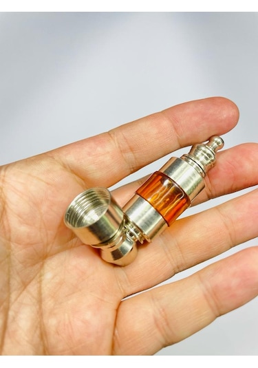 Minik Ceplik Metal Pipo 6 CM + Grinder