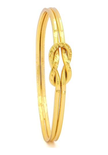 Altın Kaplama İmitasyon Desenli Ajda Aşk Düğümü Bilezik Blz-3115 Altın