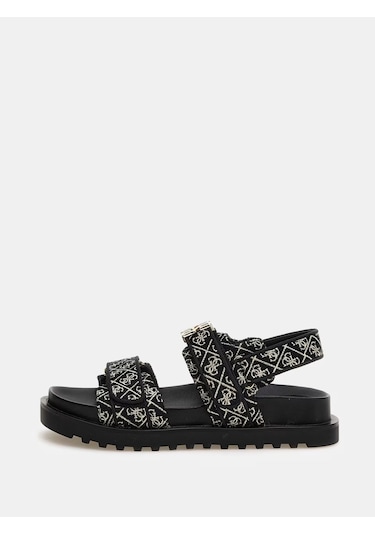 Guess Fabelıs Kadın Sandalet Fl6fbsfal03 Fl6fbsfal03 Blkpl Blkpl Çok Renkli