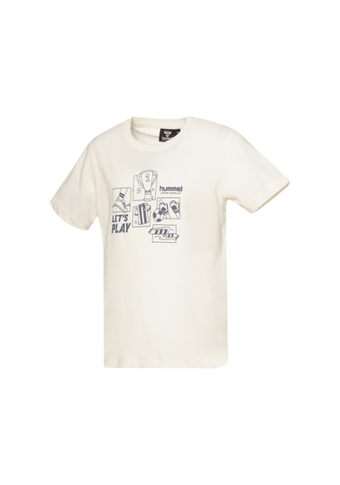 Hummel Semenyo Çocuk Kısa Kollu Tişört 912255-9157 Ekru