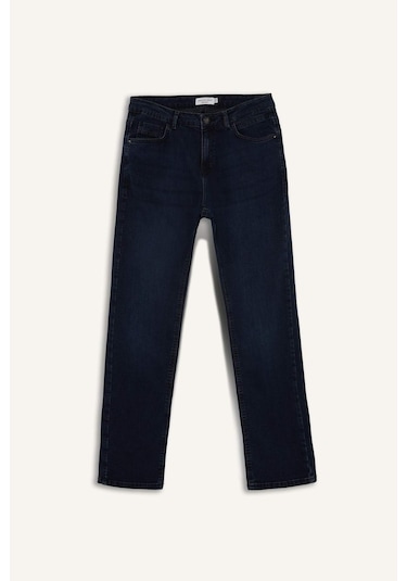 Defacto Sergio Regular Fit Normal Bel Boru Paça Jean Pantolon W7086az25aunm83 İndigo