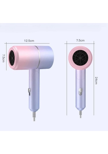 Ev Için Taşıma Çantası Sıcak Hava Anyon Saç Bakımı Ile Katlanır Saç Makinesi 800w Gradient