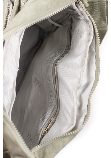 Krinkıl / Klinkır Su Geçirmez Kumaş Çok Gözlü Çapraz Kol Ve Omuz Postacı Çantası 116g Bej