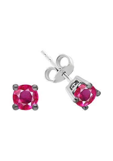 Sirius Pembe Safir Tektaş Küpe 0823E0052