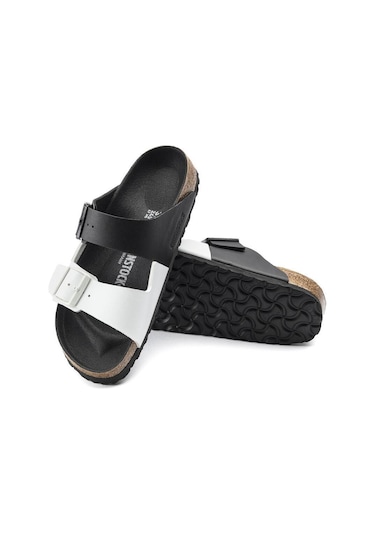 Birkenstock 1019703 Arizona Bf Split Black/white Erkek Terlik 001