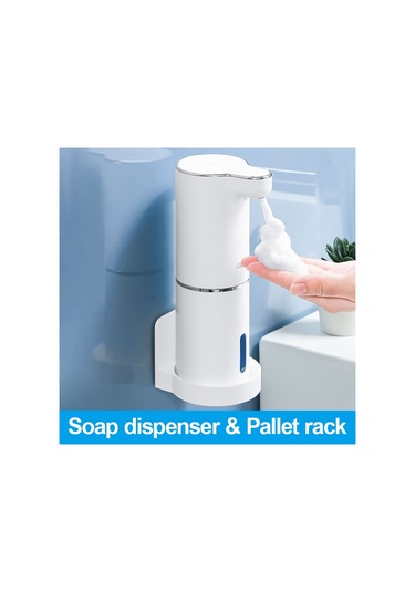 Otomatik Köpük Sabunluk Usb Şarjlı Akıllı Sensörlü Dispenser Beyaz