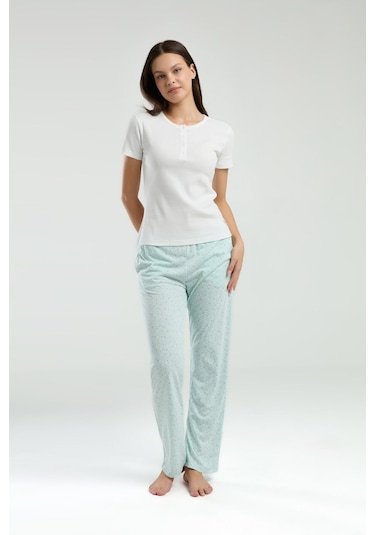 Pierre Cardin Kadın Krem Pijama Takımı Krem