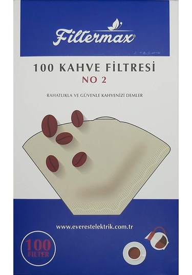 Filtermax No2 Filtre Kahve Kağıdı 100 Adet