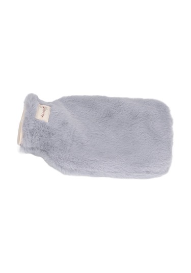 Sıcak Su Torbası Çok Fonksiyonlu 1000 Ml Kapasiteli Geniş Ağızlı Yumuşak Peluş Sıcak Su Torbası Ev Ofis Açık Gri Diğer