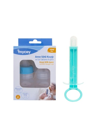 Mycey Anne Sütü Kaşığı Ve Süt Saklama Kapları + İlaç ve Vitamin K