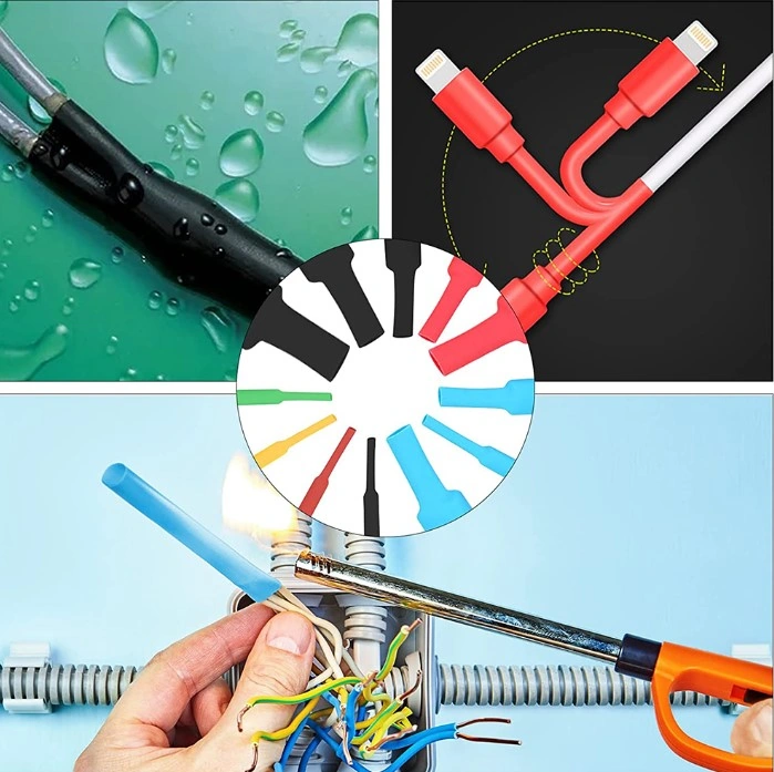 560 Parça Set Isıyla Daralan Makaron Kablo Koruyucu Kılıf 4741