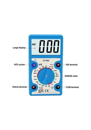 Agoodshop 6pack 2mm Iğne Test Probları, 600v/10a Tahribatsız Multimetre Testi