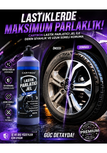 Cartron Lastik Parlatıcı Jel 500 Ml