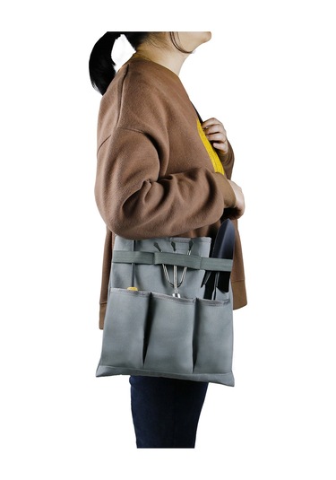 Suofeng Bahçe Aletleri Taşıma Çantası - Geniş İç Hacimli, 3 Harici Cep, Omuz Askılı Pratik Depolama Çözümü