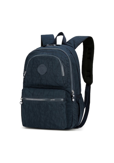 Tcherchi Öğrenciler ve Gezginler İçin Çok Cepli ve Hafif Sırt Çantası Mavi