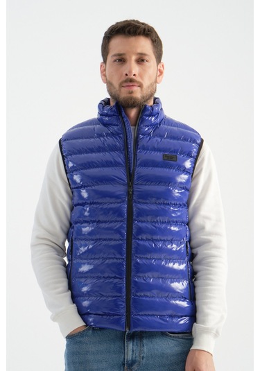 Shooter Sportswear Erkek Parlak Yelek Luxe Bej Sax