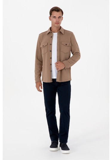 U.s. Polo Assn. Erkek Camel Gömlek Örme 50316673-vr015 Camel