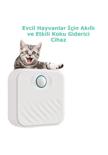 Akıllı Evcil Hayvan Koku Arıtma Cihazı Usb Şarjlı Deodorant Ve Sterilizasyon Özellikli