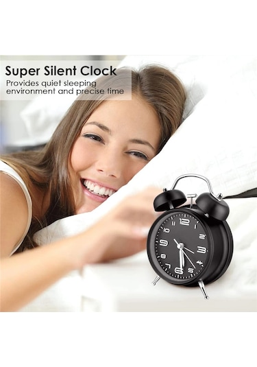 4 Inç Ikiz Çan Yüksek Sesli Çalar Red