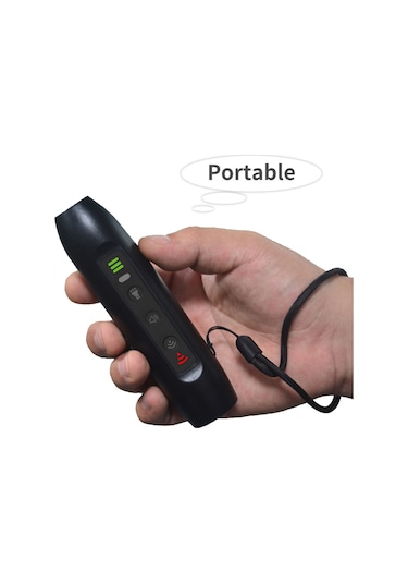 Hallow Ultrasonik Köpek Kovucu 3 Modlu Akıllı Yüksek Parlaklıklı Siyah