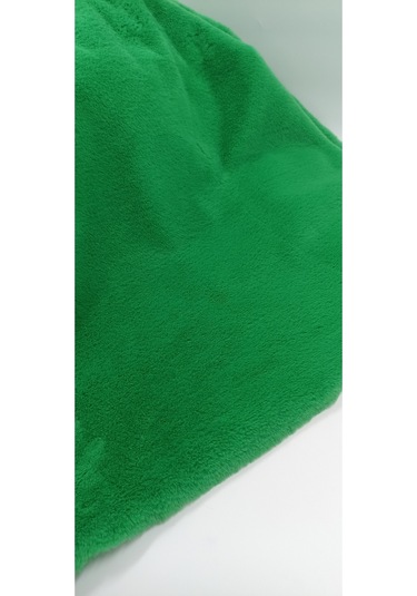 Yeşil Peluş Kumaş