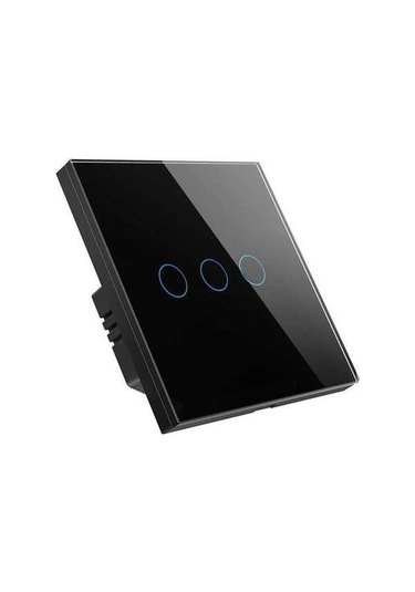 Fastbuy Tuya Zigbee Zero Firewire Dokunmatik Anahtar, 3 Grup, Siyah, Işık Ve Ses Kontrolü El Kitabı