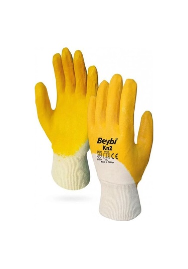 Beybi Nitril Kaplı İş Eldiveni Dayanıklı Ve Konforlu Kn2 Ce En 388 420 Kaplamalı