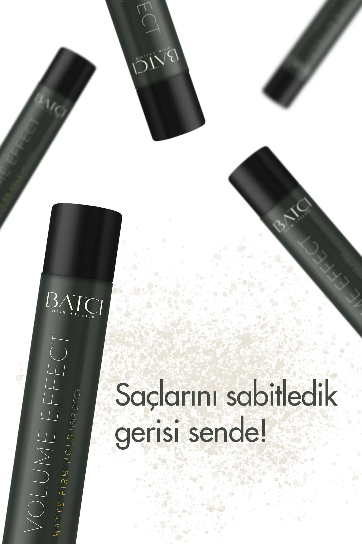 Batçı Hair Atelier Volume Effect Matte Firm Hold Saç Spreyi 400 ML