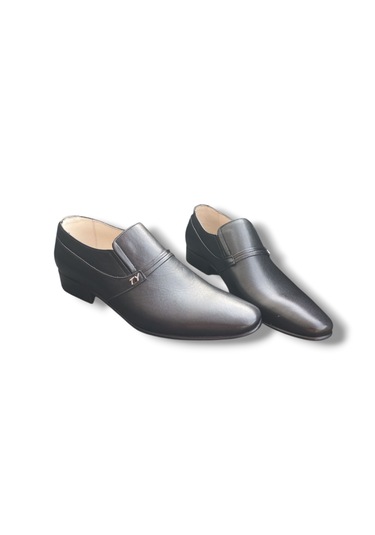 Growish Gr0328 Hakiki Deri Tokalı Kösele Taban Baba Ayakkabı